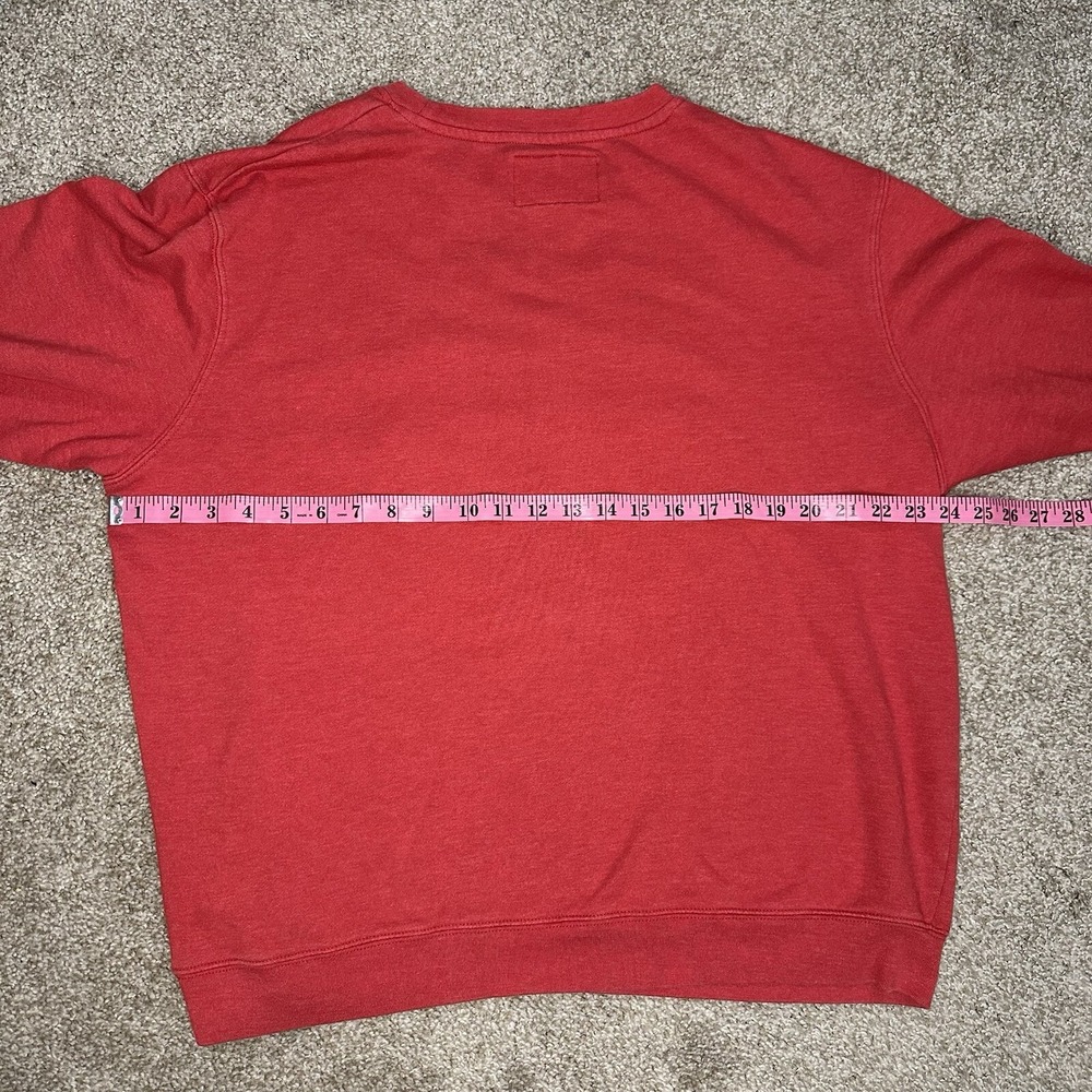 Ohio State Buckeyes University OSU Varsity Crewneck Sweatshirt Size XL Red Logo - Picture 6 of 9